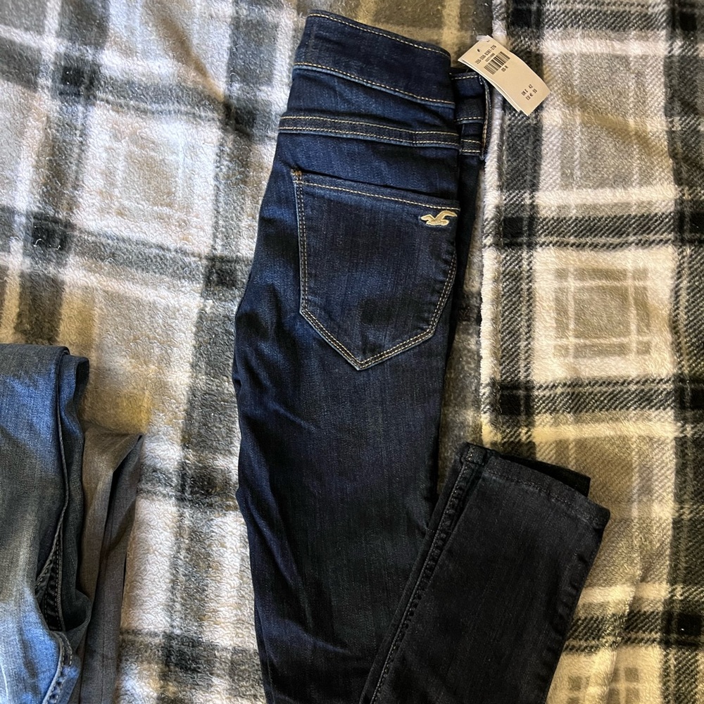 Hollister 00R High-Rise Jean Jeggings dark wash